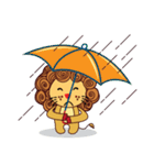 Cute and Active Lion（個別スタンプ：2）