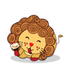 Cute and Active Lion（個別スタンプ：6）