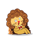 Cute and Active Lion（個別スタンプ：15）