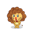 Cute and Active Lion（個別スタンプ：19）