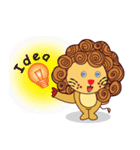 Cute and Active Lion（個別スタンプ：20）