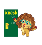 Cute and Active Lion（個別スタンプ：36）