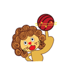 Cute and Active Lion（個別スタンプ：40）