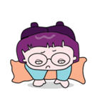 A Girl Wearing Eyeglasses（個別スタンプ：31）