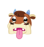 A Little Cute Cow（個別スタンプ：3）