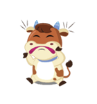 A Little Cute Cow（個別スタンプ：12）