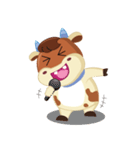 A Little Cute Cow（個別スタンプ：23）