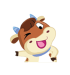 A Little Cute Cow（個別スタンプ：30）