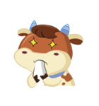 A Little Cute Cow（個別スタンプ：37）