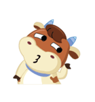 A Little Cute Cow（個別スタンプ：40）