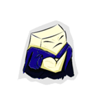 Lazy Kendo Tofu（個別スタンプ：17）