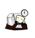Lazy Kendo Tofu（個別スタンプ：36）