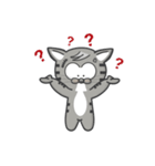 Mr Grey Little Cat（個別スタンプ：13）