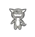 Mr Grey Little Cat（個別スタンプ：14）