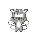 Mr Grey Little Cat（個別スタンプ：16）
