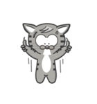 Mr Grey Little Cat（個別スタンプ：18）
