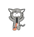 Mr Grey Little Cat（個別スタンプ：19）