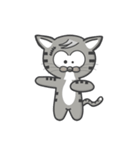 Mr Grey Little Cat（個別スタンプ：22）