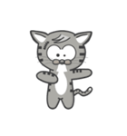 Mr Grey Little Cat（個別スタンプ：23）