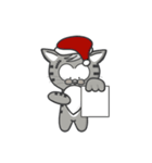 Mr Grey Little Cat（個別スタンプ：24）