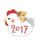 ネコでごめん〜新年を祝いたいねこ〜（個別スタンプ：16）