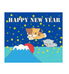 ネコでごめん〜新年を祝いたいねこ〜（個別スタンプ：25）