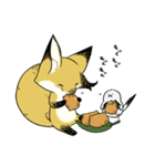 しっぽキツネときどきシマエナガ（個別スタンプ：30）