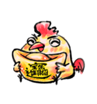 Golden Rooster to the good news（個別スタンプ：9）