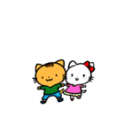 Cute cats family（個別スタンプ：7）