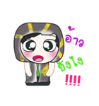 Hello my name is Somkid.（個別スタンプ：16）