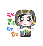 Hello my name is Somkid.（個別スタンプ：17）