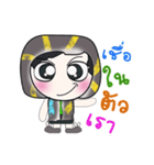 Hello my name is Somkid.（個別スタンプ：22）