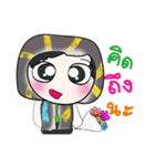 Hello my name is Somkid.（個別スタンプ：25）