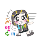 Hello my name is Somkid.（個別スタンプ：32）