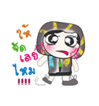 Hello my name is Somkid.（個別スタンプ：33）