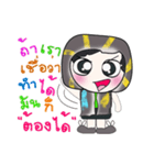 Hello my name is Somkid.（個別スタンプ：34）