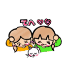 ひな＆みおの仲良しスタンプ（個別スタンプ：36）