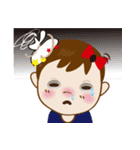 Naughty Gaigai sister (living diction)（個別スタンプ：9）