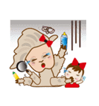 Naughty Gaigai sister (living diction)（個別スタンプ：31）