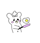 クマ、くま、熊。〜pretty bear〜（個別スタンプ：18）