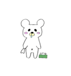 クマ、くま、熊。〜pretty bear〜（個別スタンプ：33）
