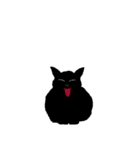 黒猫のきぶん（個別スタンプ：2）