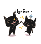 Who said the black cat is not cute（個別スタンプ：6）