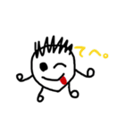 顔人間くん（個別スタンプ：38）