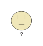 シンプルな顔文字スタンプたち（個別スタンプ：40）