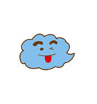 Blue thin cloud（個別スタンプ：16）