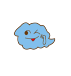 Blue thin cloud（個別スタンプ：24）