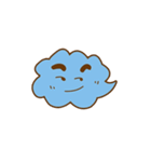Blue thin cloud（個別スタンプ：30）
