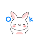 The rabbit's ears move.（個別スタンプ：14）