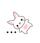 The rabbit's ears move.（個別スタンプ：17）